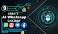 create ai chatbot for whatsapp and messenger