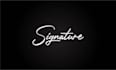 design, scripted, signature, cursive, handwritten logo