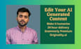 do ai content editing and fast checking of chatgpt content