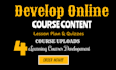 develop online course for elearning content development