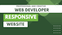 develop responsive website using HTML,CSS and javascript