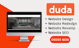 duda website design duda landing page duda seo optimization duda redesign