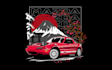 draw car vector illustration for your t shirt design