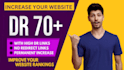 increase ahrefs dr 70 plus