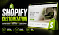 do shopify customization, shopify custom coding, bug fixing, liquid coding