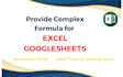 create complex excel formula for automation