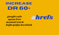 increase domain rating ahrefs dr 60 plus