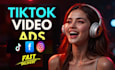 create tik tok video ads, ugc style tiktok video ads