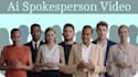 make professional ai spokesperson video