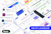 design saas CRM admin panel web app dashboard UI UX in figma or PSD