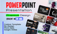 design premium powerpoint presentation with 3d animation