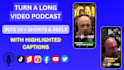 edit your podcast into engaging short clips
