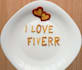 write your message with fried potatoes