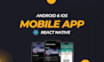 do mobile app development for ios and android using react native