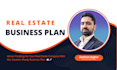 develop real estate business plan and financial model