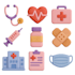 convert 2d icons to professional 3d icons with clay style