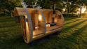 do a sauna design and a layout