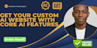 build ai website, business software, website development , ai saas
