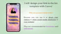 craft personalized links in bio templates with canva in english and hungarian