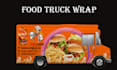 do food truck, food trailer, food stall, container wrap