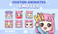 create custom cute chibi animated emotes