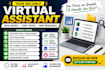 be your virtual assistant for data entry, copy paste, and web research