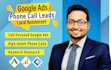 setup google phone call ads adwords campaign