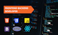 be your front end and back end, web developer