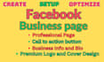 create facebook business page and fan page setup