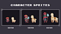 create pixel art character for your game
