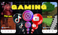 edit gaming stream highlights, tiktok shorts, and instagram reels