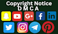 send dmca takedown notice to remove infringing content
