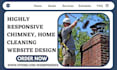 build chimney cleaning, housing cleaning, home cleaning website