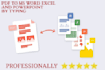 do PDF to ms word excel and powerpoint