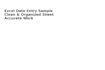 do data entry very well due to good knowledge of excel
