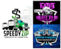 do professional dispatching, logistics, trucking and cargo logo