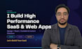 build a high performance custom saas or web app using django and react