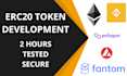 develop erc20 token smart contract