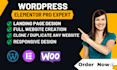 elementor pro expert, landing page design, fix issues custom design