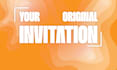 design an invitation graphics for your event