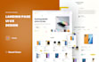 do clean website ui design, web landing page ui ux design