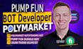 build polymarket bot, crypto trading bot, pump fun bundle bot, solana volume bot