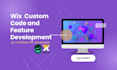 do custom wix velo code to build wix websites as wix developer and designer