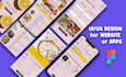 product design UI UX, website and mobile app design