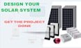 design your off grid and grid connected solar pv system and write your project