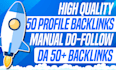 boost your website with 50 high quality profile backlinks