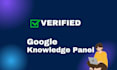 create a verified google knowledge panel for person