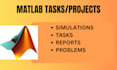 do matlab , simulink tasks and projects