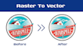 redesign, vectorize or convert logo or graphics to  vector