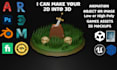 create 3d model any object in blender,maya,revit,sketchup,unreal,unity,